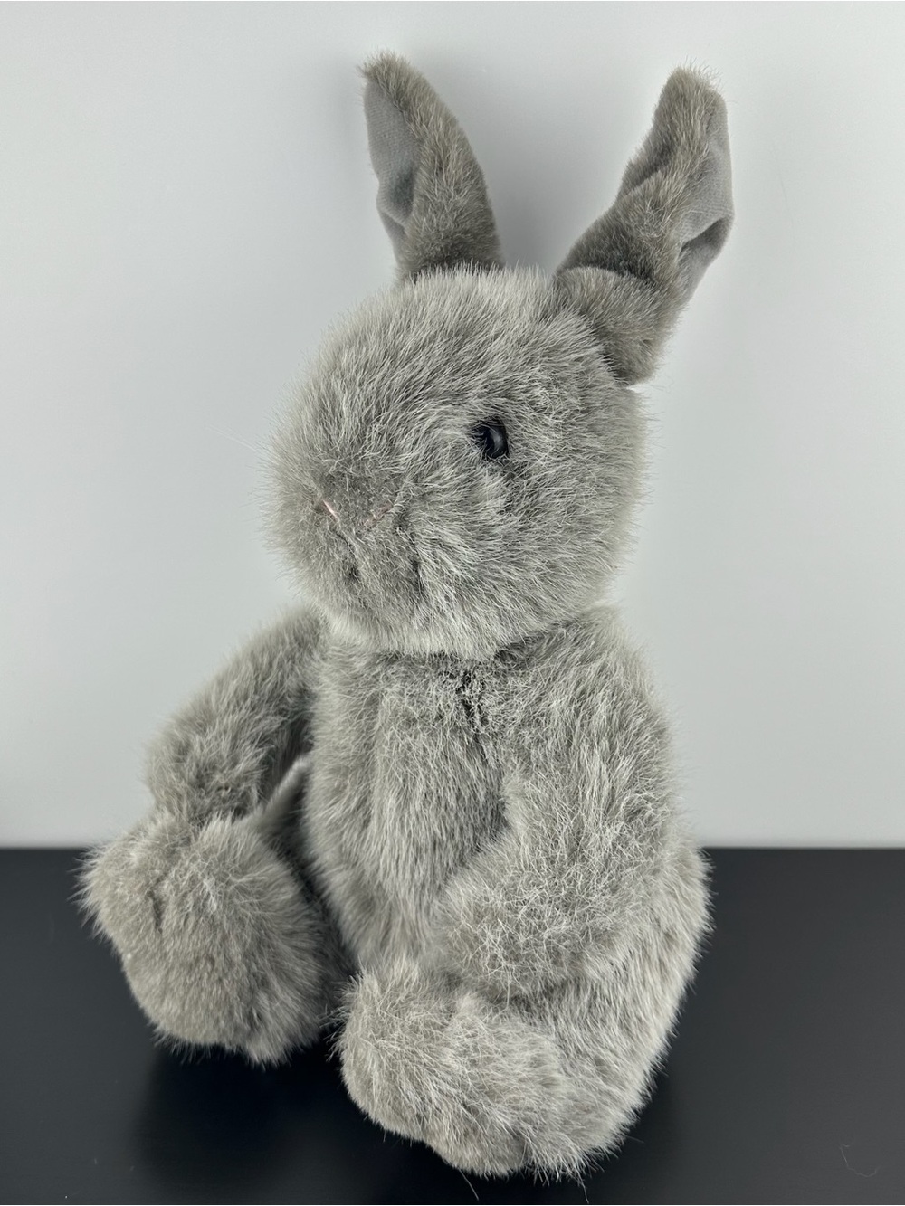 Ganz Bros RARE 1985 Vintage Heritage Collection Gray Bunny Rabbit 13" Grey Plush